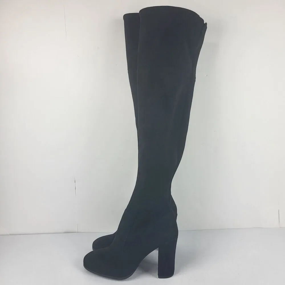 Kenneth Cole new York Josie women's over the knee boots Textile black Size 7.5M